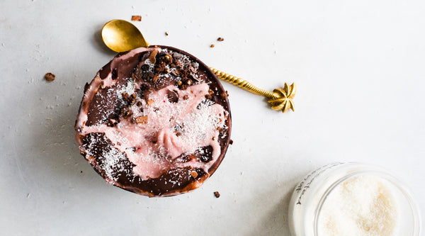 Strawberry Choc Top Bowl