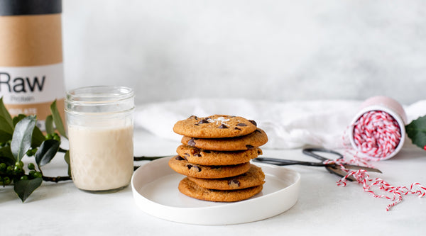 Gluten-Free Choc Chip Santa Cookies