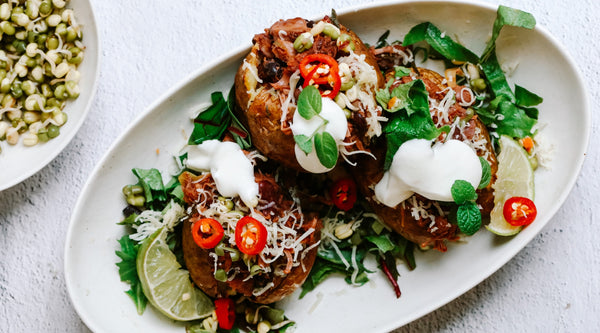 Jackfruit Jacket Potatoes