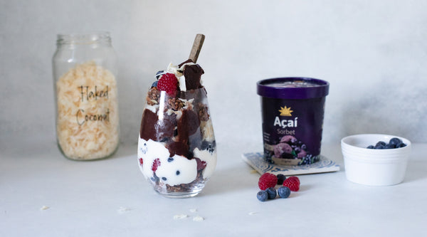 Açaí Sorbet Parfait