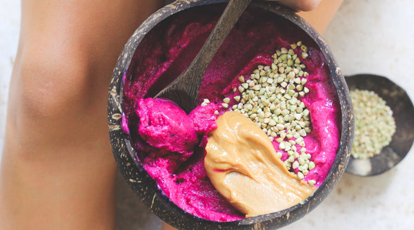 Strawberry Pitaya Smoothie Bowls