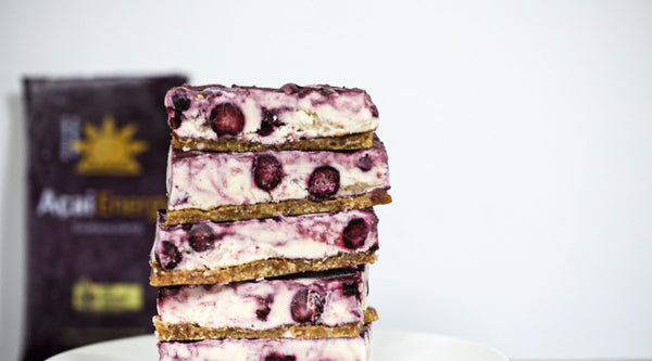 Lemon & Acai Cheesecake