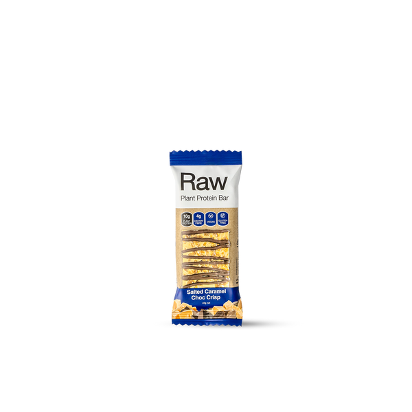 Raw Protein Bar Salted Caramel Choc Crisp - 10 Pack