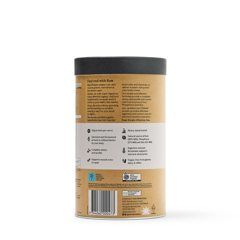 Raw Protein Isolate Choc Coconut