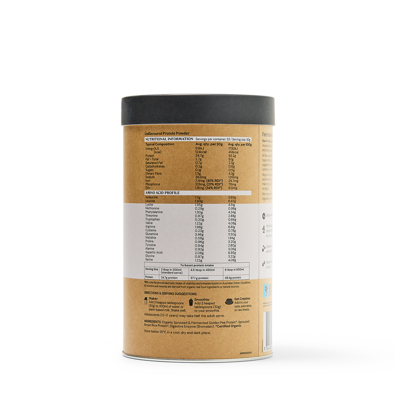 Raw Protein Isolate Natural