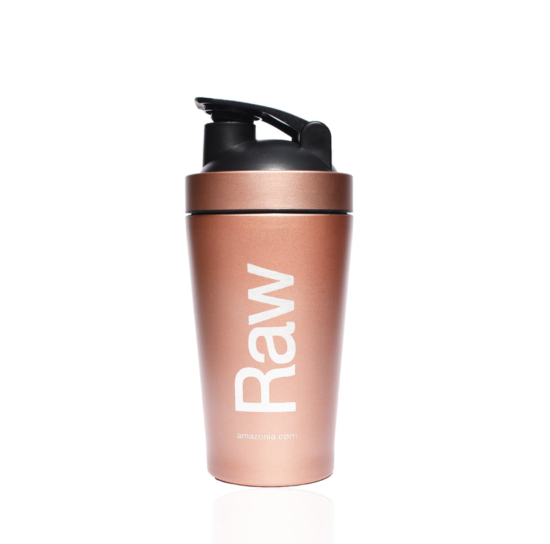 Raw Stainless Steel Shaker Rose Gold 500ml