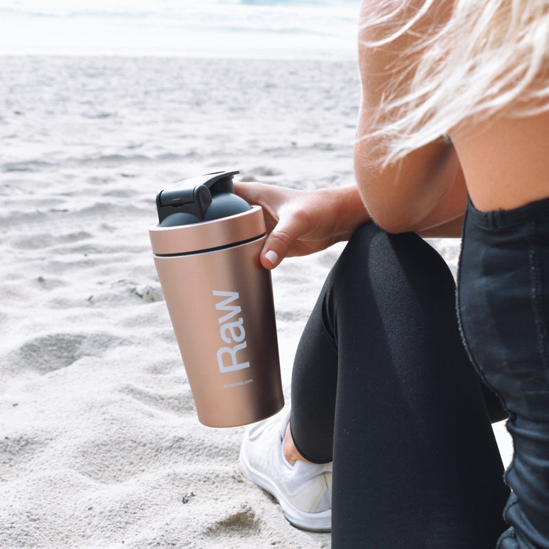 Raw Stainless Steel Shaker Rose Gold 500ml